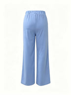 Claudia | High-Waisted Wide-Leg Pants – back view
