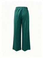 Claudia | High-Waisted Wide-Leg Pants – front view