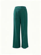 Claudia | High-Waisted Wide-Leg Pants – back view