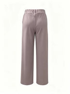 Claudia | High-Waisted Wide-Leg Pants – back view