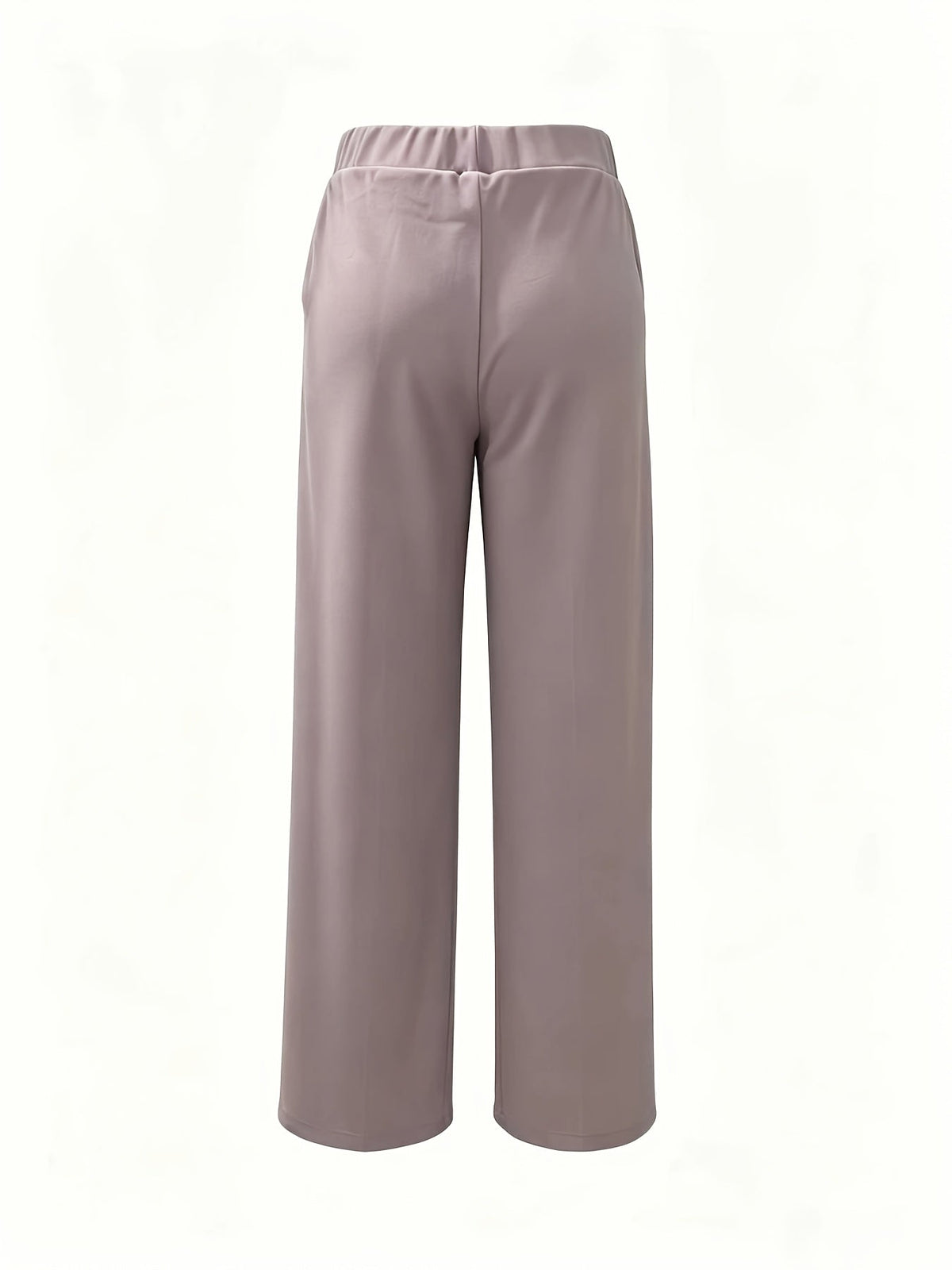 Claudia | High-Waisted Wide-Leg Pants – back view