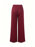 Claudia | High-Waisted Wide-Leg Pants – back view