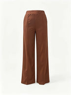 Claudia | High-Waisted Wide-Leg Pants – front view