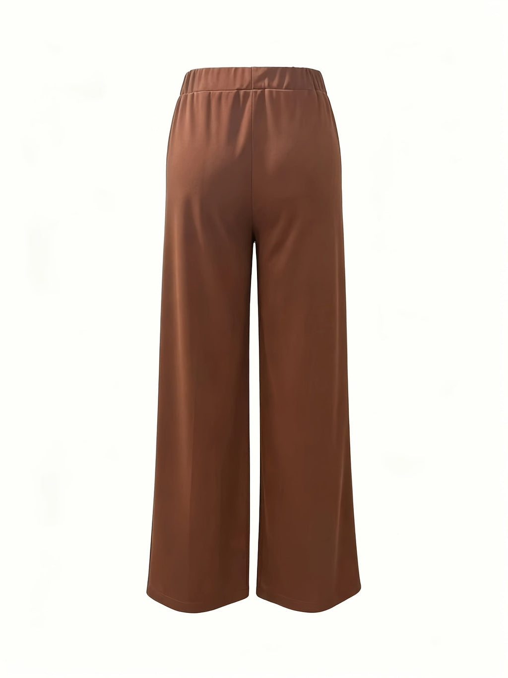 Claudia | High-Waisted Wide-Leg Pants – back view