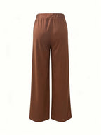 Claudia | High-Waisted Wide-Leg Pants – back view