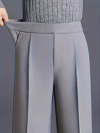 Claudia | High-Waisted Wide-Leg Pants – detail view