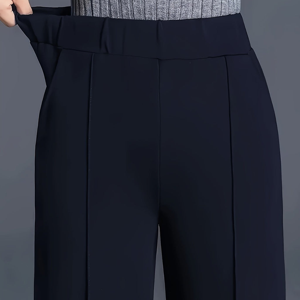 Claudia | High-Waisted Wide-Leg Pants – detail view