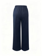Claudia | High-Waisted Wide-Leg Pants – front view