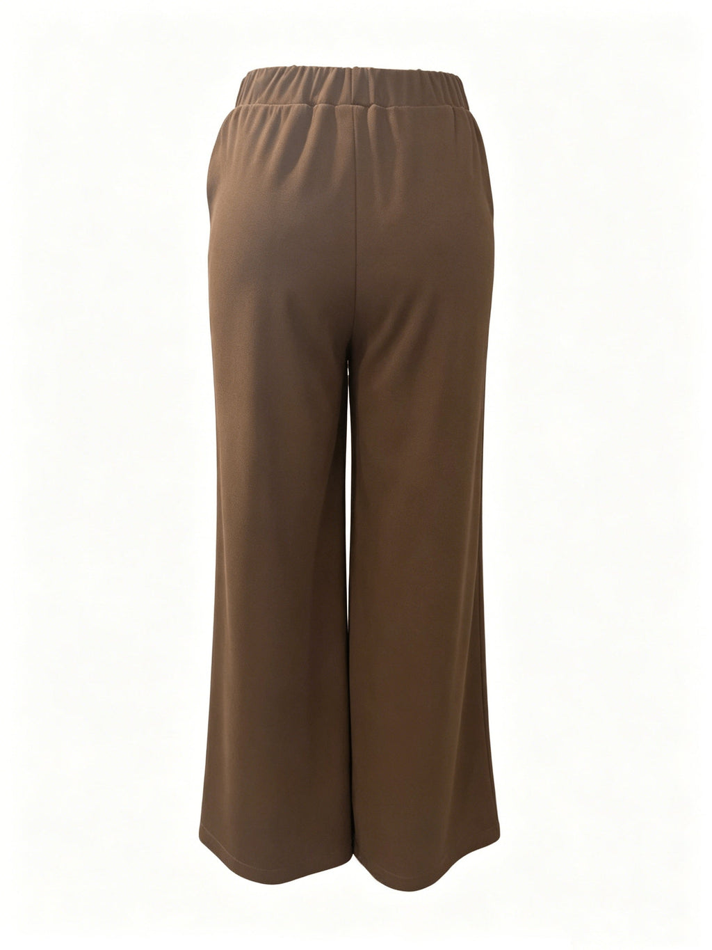 Claudia | High-Waisted Wide-Leg Pants – back view