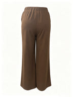 Claudia | High-Waisted Wide-Leg Pants – back view