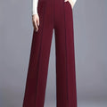 Claudia | High-Waisted Wide-Leg Pants – front view