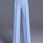 Claudia | High-Waisted Wide-Leg Pants – detail view