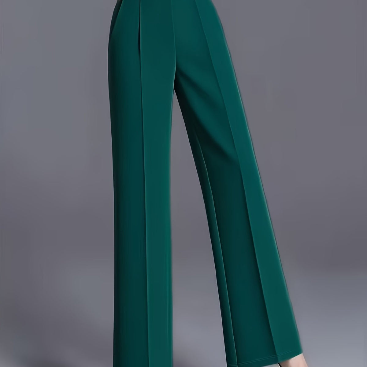 Claudia | High-Waisted Wide-Leg Pants – detail view