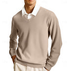 Clayton | Classic V-Neck Sweater – front view