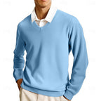 Clayton | Classic V-Neck Sweater – front view