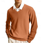 Clayton | Classic V-Neck Sweater – front view