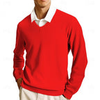 Clayton | Classic V-Neck Sweater – front view