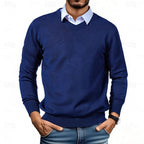 Clifford | Refined V-Neck Sweater – front view
