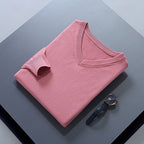 Clifford | Refined V-Neck Sweater – styled view