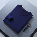 Clifford | Refined V-Neck Sweater – styled view
