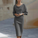 Cyranisse Sculpting Dress – back view