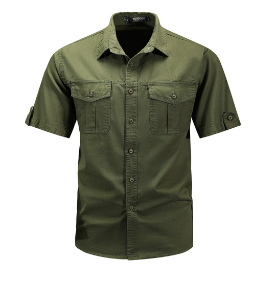 Damien Utility Pocket Shirt – back view