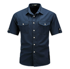 Damien Utility Pocket Shirt – detail view