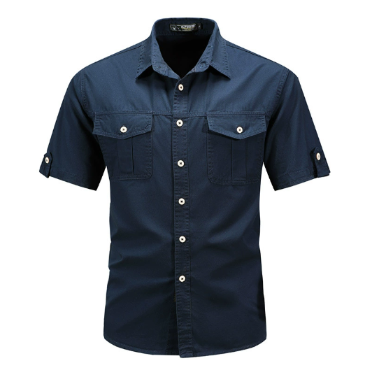 Damien Utility Pocket Shirt – detail view