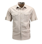 Damien Utility Pocket Shirt – styled view