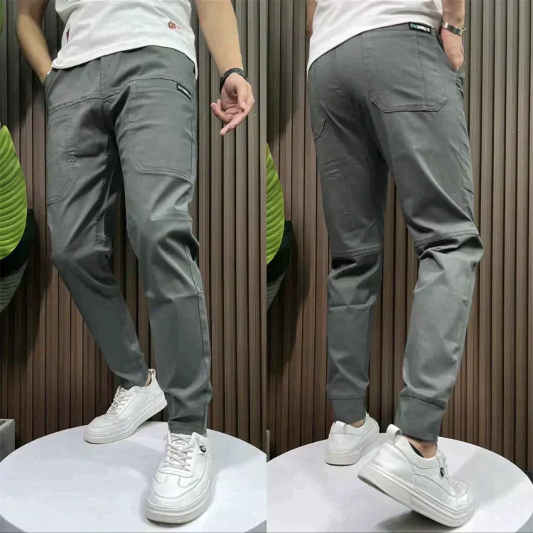 Dane Stretchy Cargo Pants – front view