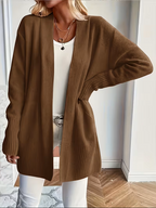 Deanna | Relaxed Open-Front Cardigan – front view