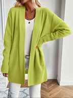 Deanna | Relaxed Open-Front Cardigan – front view