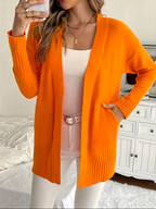 Deanna | Relaxed Open-Front Cardigan – front view