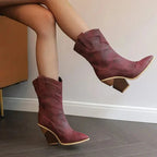 Deborah Western Boots – side view