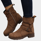 Docota Low Heel Ankle Boots – front view