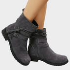 Docota Low Heel Ankle Boots – side view