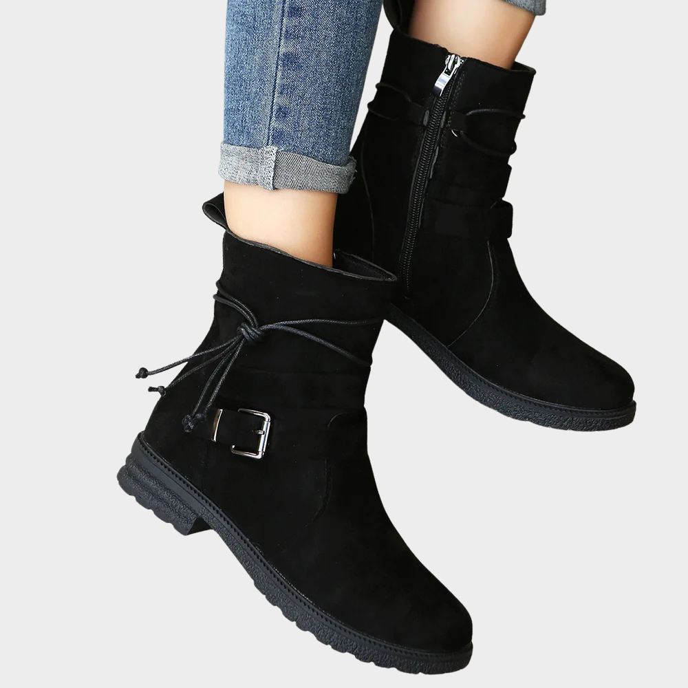 Docota Low Heel Ankle Boots – detail view