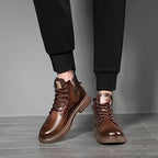 Duncan | Fleece-Lined High-Top Boots – side view
