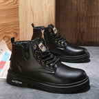 Duncan | Fleece-Lined High-Top Boots – detail view