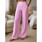 Elisette | Tailored Wide-Leg Pants – front view