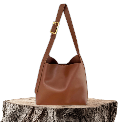 Ellaiza | Classic Buckle Shoulder Bag – front view