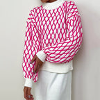 Elodie Retro Oversized Sweater by Vera Noir – back view