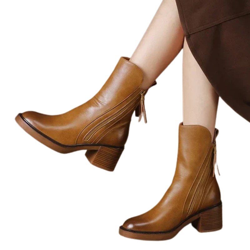 Elvira Chic Platform Boots – back view