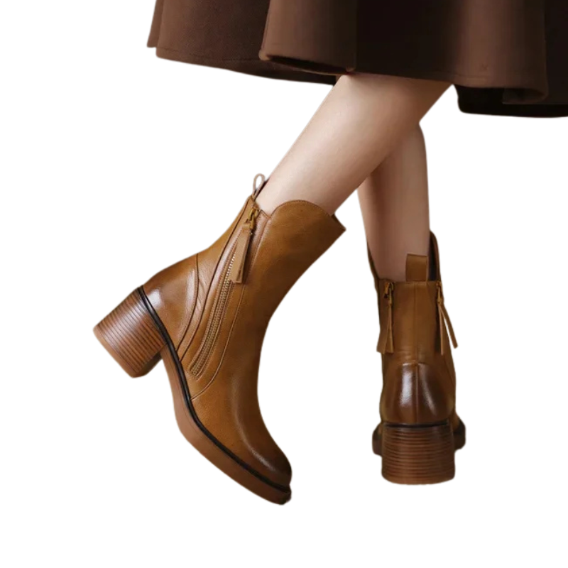 Elvira Chic Platform Boots – styled view