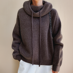 Cozy Hooded Pullover – front view