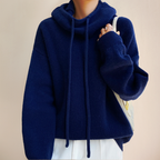 Cozy Hooded Pullover – front view