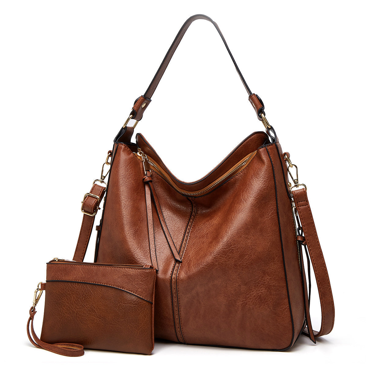 Emmeline | Elegant Everyday Hobo Bag Set – front view