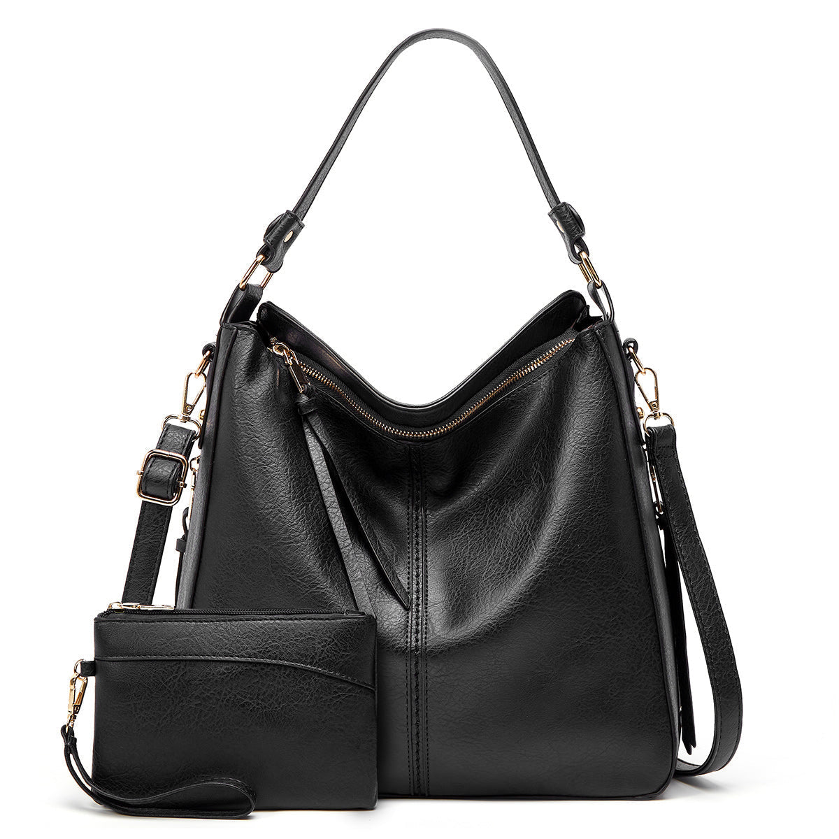 Emmeline | Elegant Everyday Hobo Bag Set – front view