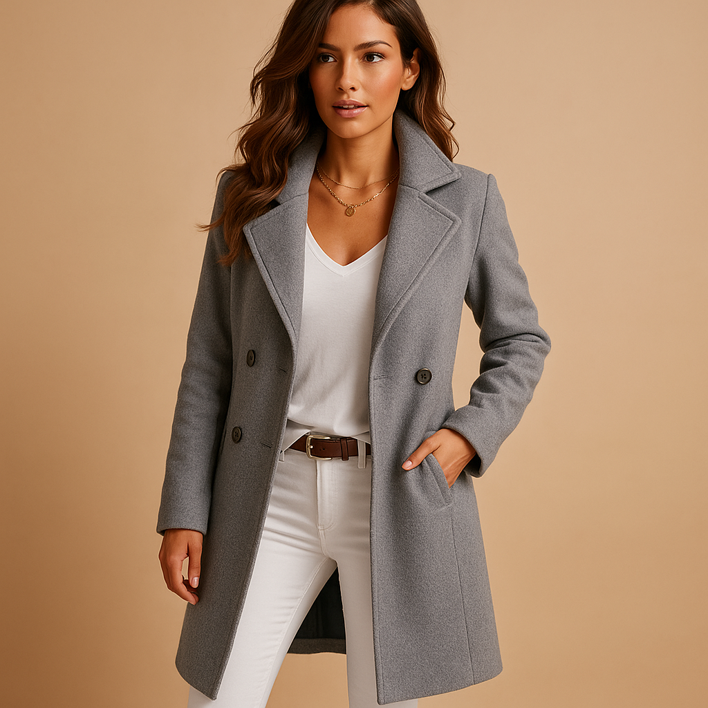 Evelyn - Classic Coat – back view