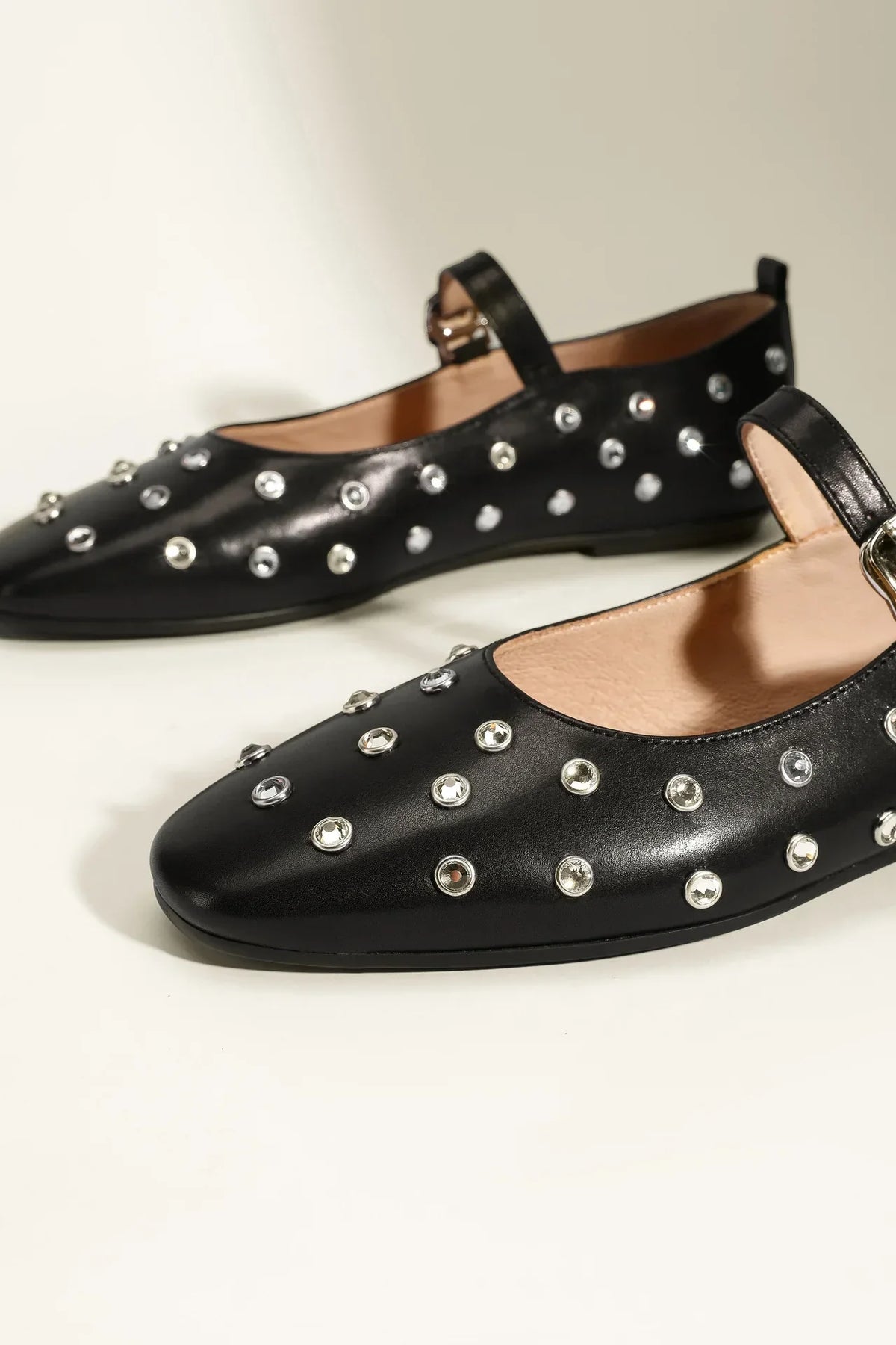 Evelyna Studded Mary Janes – styled view